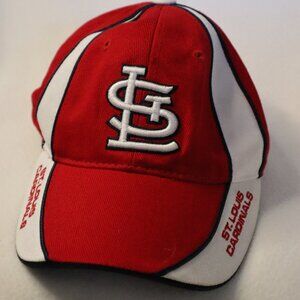 St Louis Cardinals Baseball Hat Side Striped MLB One Size Fan Favorite
